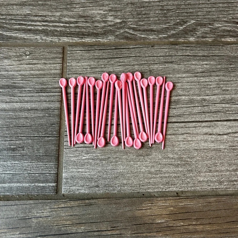 23 piece Vintage Pink Hair Pin Set - Cute Retro Styling picks Beauty Tools